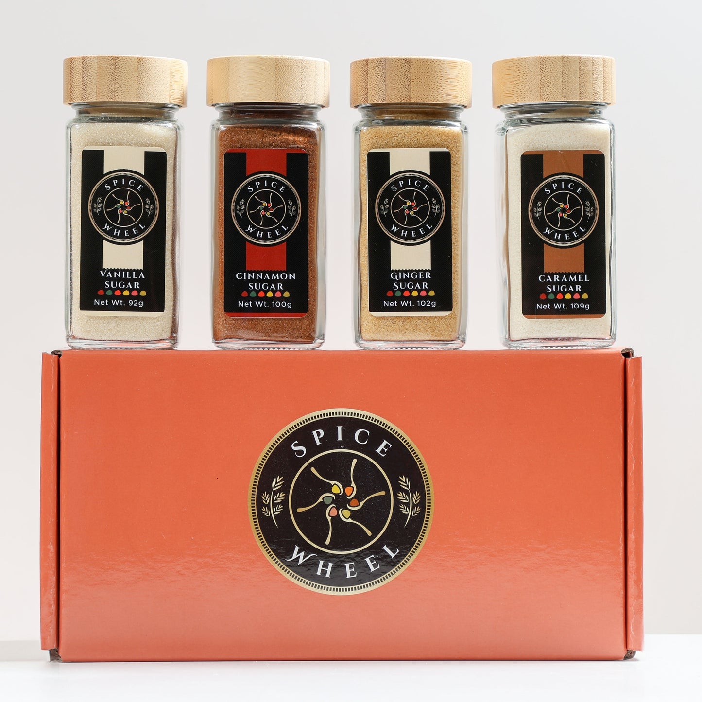 Cozy Sugar Gift Set – Vanilla, Cinnamon, Ginger & Caramel