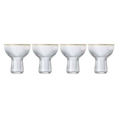 Aurelia Margarita Cocktail Glassware, Set of 4