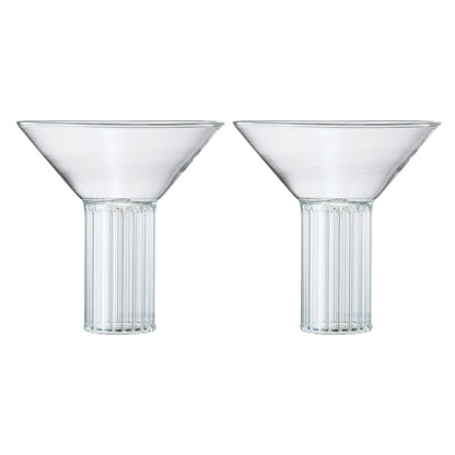 Rialto Martini Cocktail Glassware, Set of 2