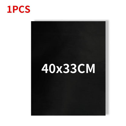 Black non-stick grill mat, 40x33 cm, single piece