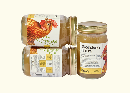 Nourishing Halal Chicken Bone Broth – 14oz | Its Actually Co.