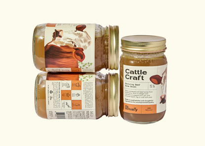 Reviving Halal Beef Bone Broth – 14oz | Its Actually Co.