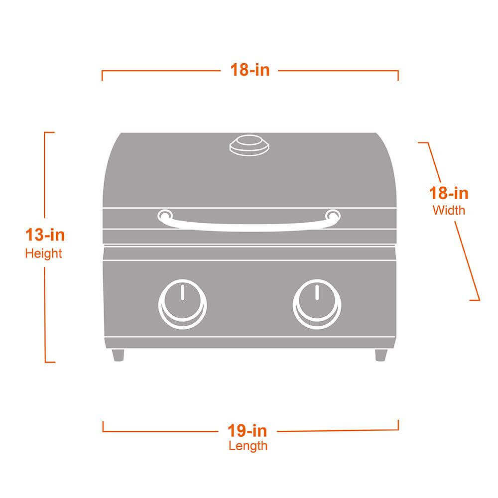 Monument Grills 13742 – Stainless Tabletop Propane Gas Grill