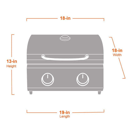 Monument Grills 13742 – Stainless Tabletop Propane Gas Grill