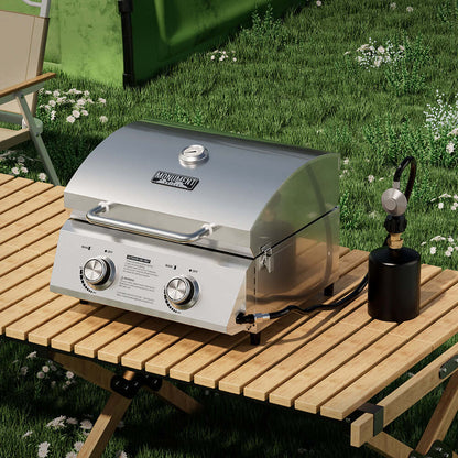Monument Grills 13742 – Stainless Tabletop Propane Gas Grill