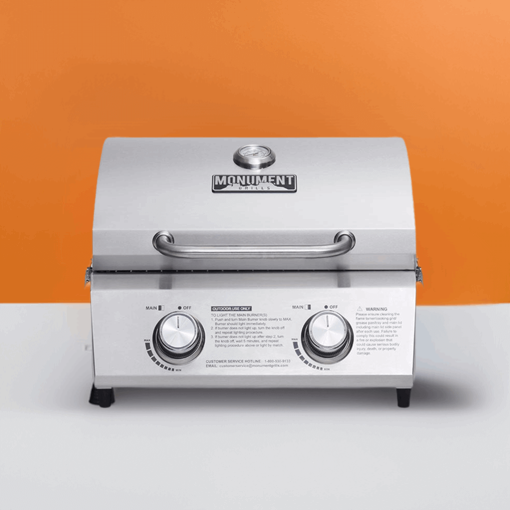 Monument Grills 13742 – Stainless Tabletop Propane Gas Grill