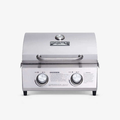 Monument Grills 13742 – Stainless Tabletop Propane Gas Grill
