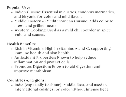 Kashmiri Chili