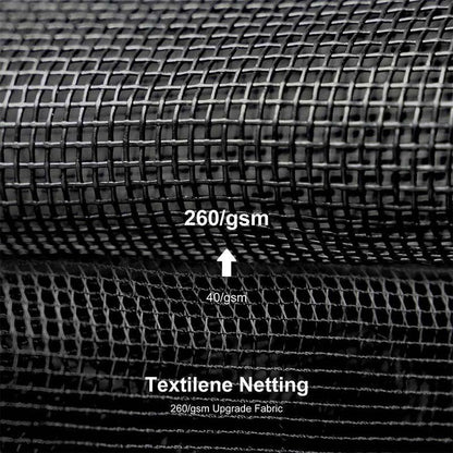 Hardtop gazebo textilene netting mesh panel for mosquito protection and airflow