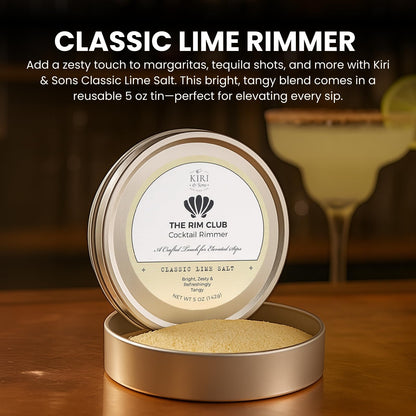 Cocktail Rimmer Salt | Tequila Shots | Classic Lime | 5oz