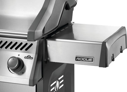 Napoleon Rogue 525 Propane Gas Grill with Range Side Burner, Stainless Steel, Durable 5-Burner Grilling Experience