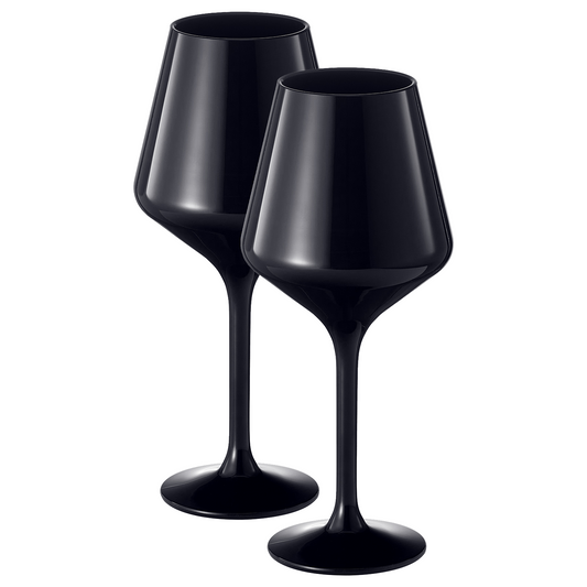 Valencia Acrylic Stemmed Glassware, Set of 2