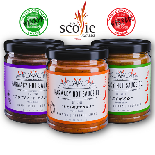 Best Sellers Hot Sauce Variety Pack – 3 Artisan Sauces