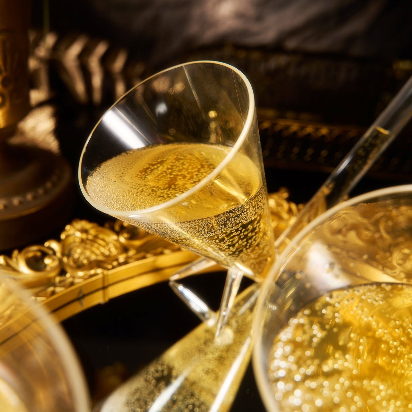 Festa Acrylic Champagne Shooter, Set of 4