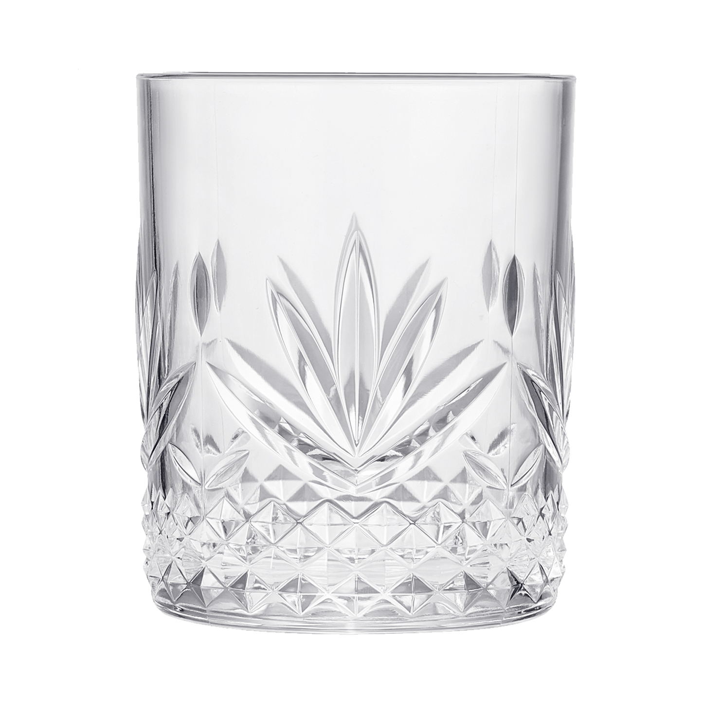 Onix Acrylic Crystal Lowball, Set of 4