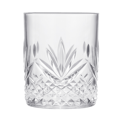 Onix Acrylic Crystal Lowball, Set of 4