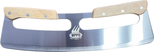 WPPO 14" Rocker Pizza Cutter with Blade Cover