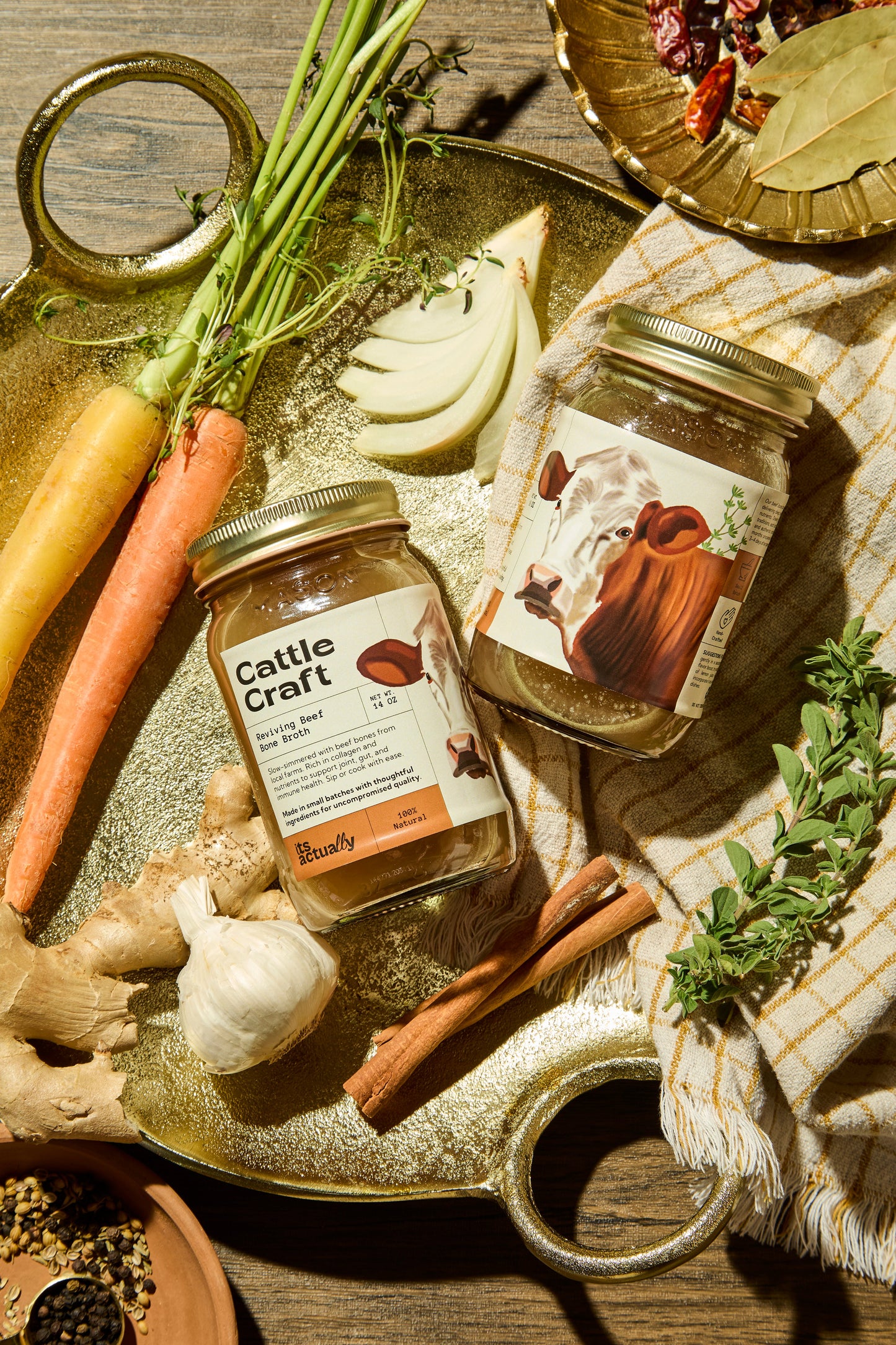 Reviving Halal Beef Bone Broth – 14oz | Its Actually Co.