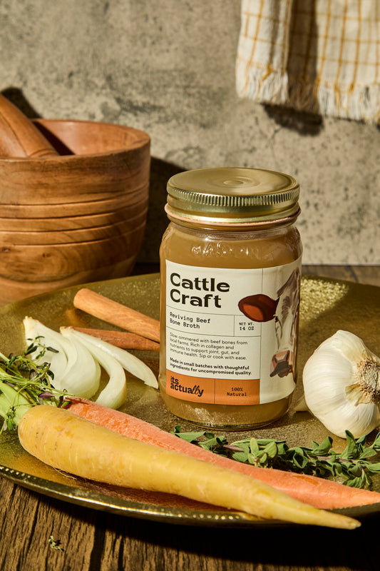 Reviving Halal Beef Bone Broth – 14oz | Its Actually Co.