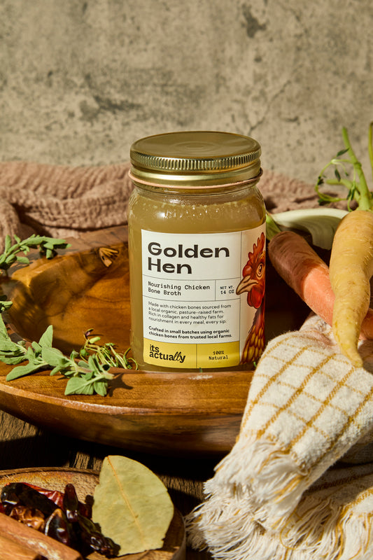 Nourishing Halal Chicken Bone Broth – 14oz | Its Actually Co.