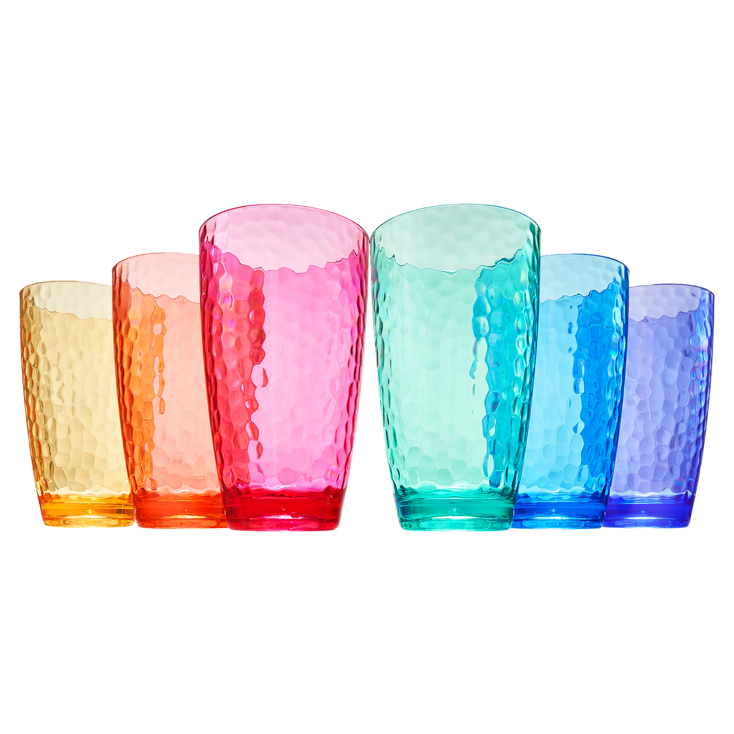 Madrid Acrylic Highball Glassware, Set of 6