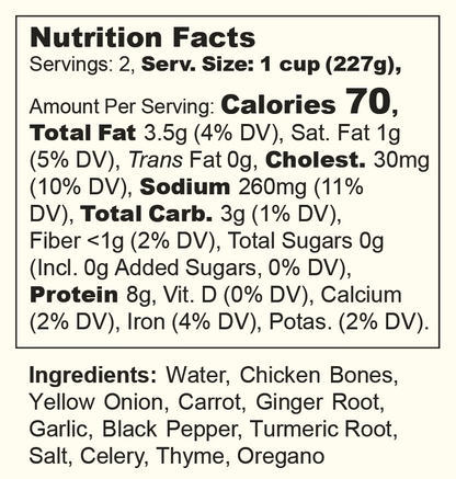 Nourishing Halal Chicken Bone Broth – 14oz | Its Actually Co.