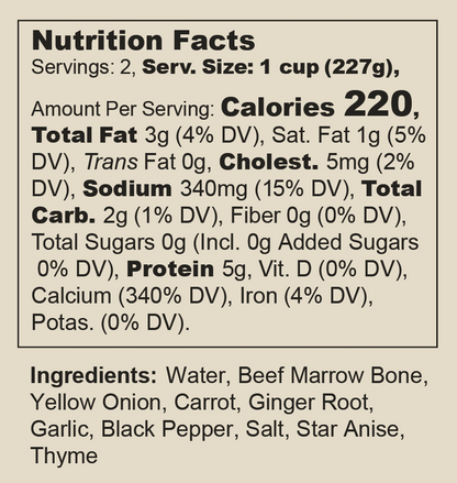 Reviving Halal Beef Bone Broth – 14oz | Its Actually Co.