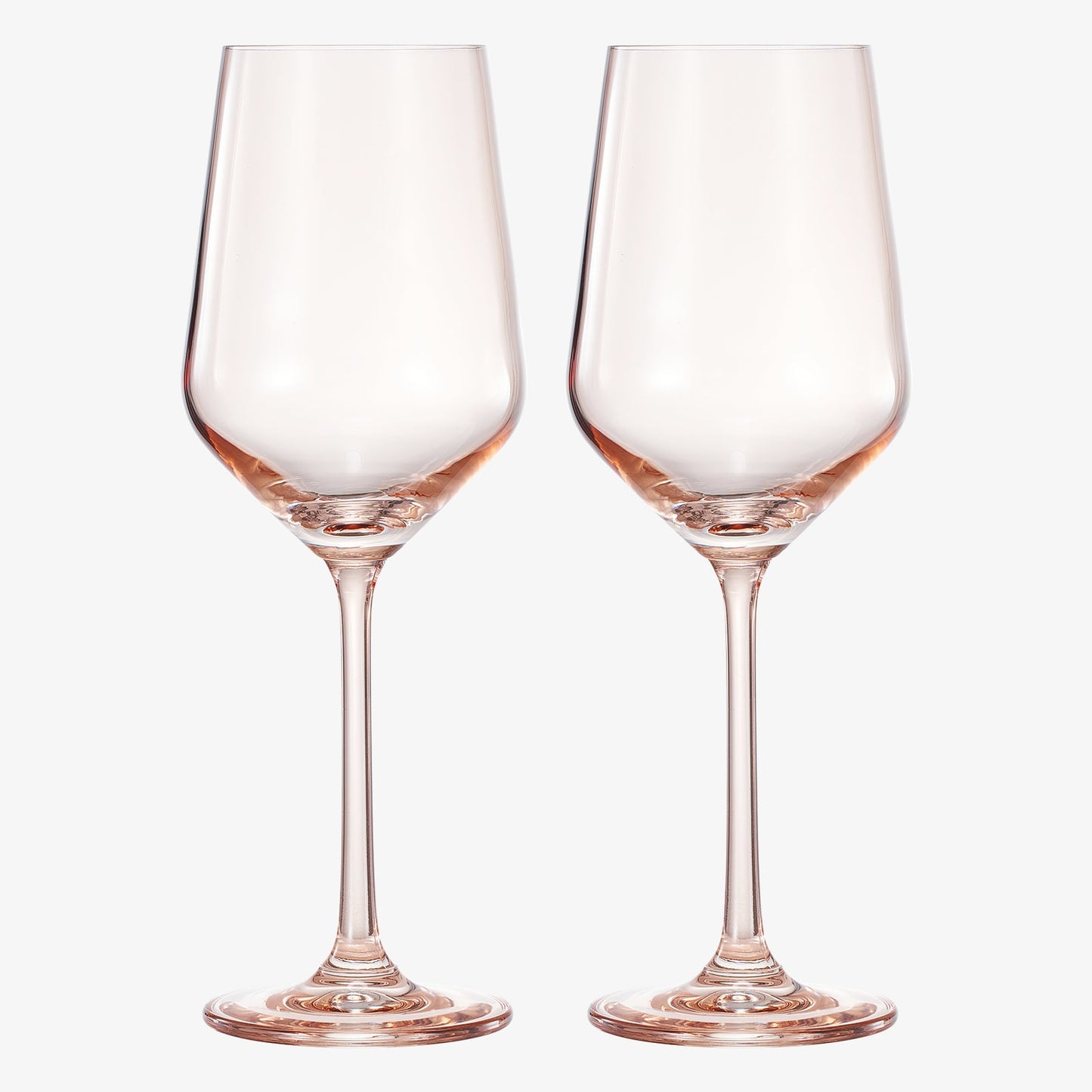 Tonal Stemmed Wine Glassware, Tan, Set of 2