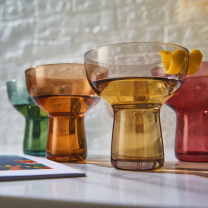 Tonal Margarita Cocktail Glassware, Set of 6