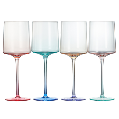 Alba Stemmed Wine Glassware, Set of 4