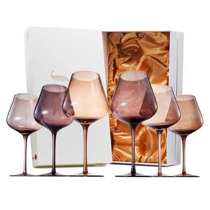 Venus Stemmed Wine Glassware, Set of 6