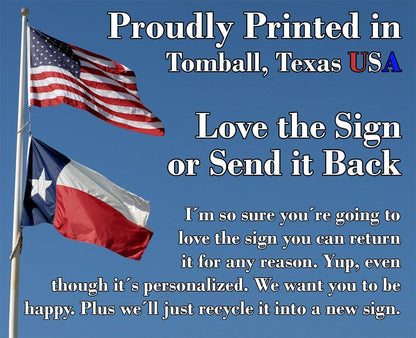 Admit One Ticket -Metal Sign