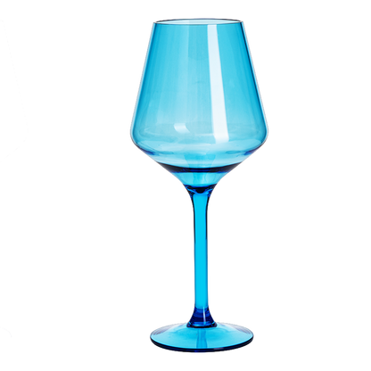 Saint Tropez Acrylic Stemmed Wine Glassware, Set of 2