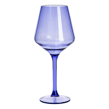 Saint Tropez Acrylic Stemmed Wine Glassware, Set of 2