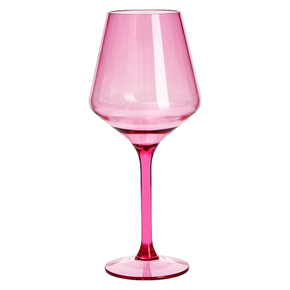 Saint Tropez Acrylic Stemmed Wine Glassware, Set of 2