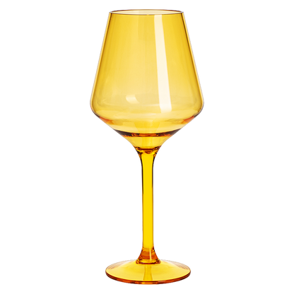 Saint Tropez Acrylic Stemmed Wine Glassware, Set of 2