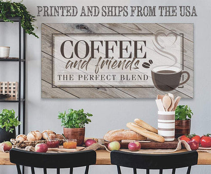 Coffee And Friends - Canvas