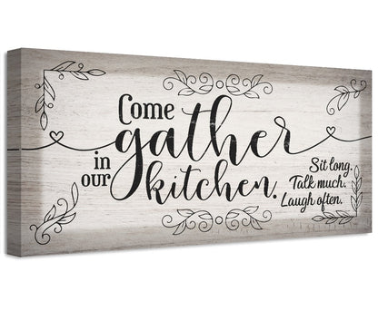 Come Gather - Canvas