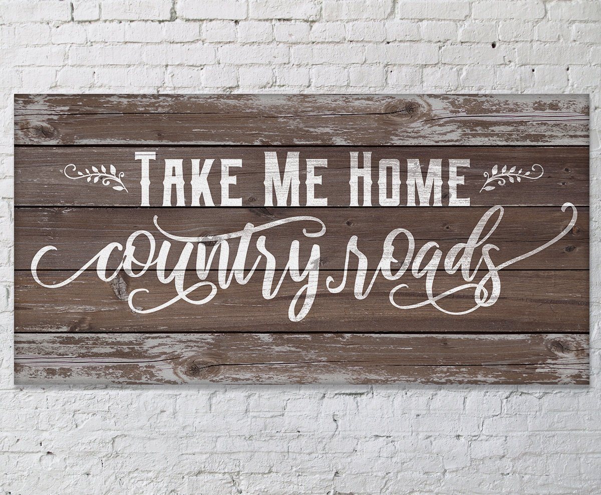 Country Roads - Canvas