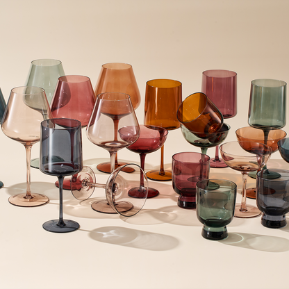 Tonal Martini Cocktail Glassware, Set of 6