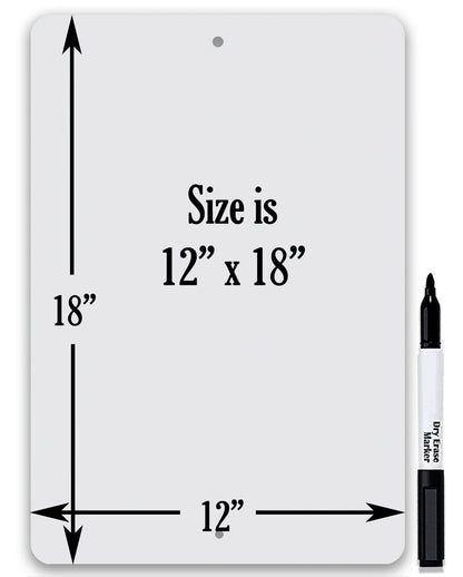 Dart Scoreboard (Beige) Dry Erase for Keeping Score in Games Cricket, 301 or 501 - Metal Sign
