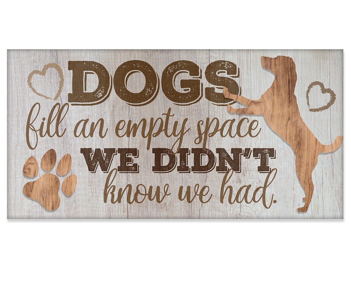 Dogs Fill An Empty Space - Canvas