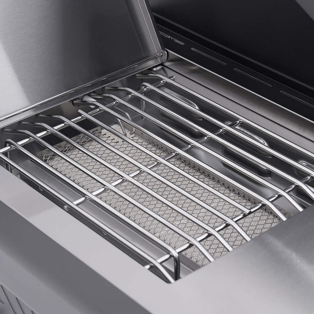 Monument Grills Eminence 405 – ClearView® Smart Stainless Gas Grill with Bluetooth