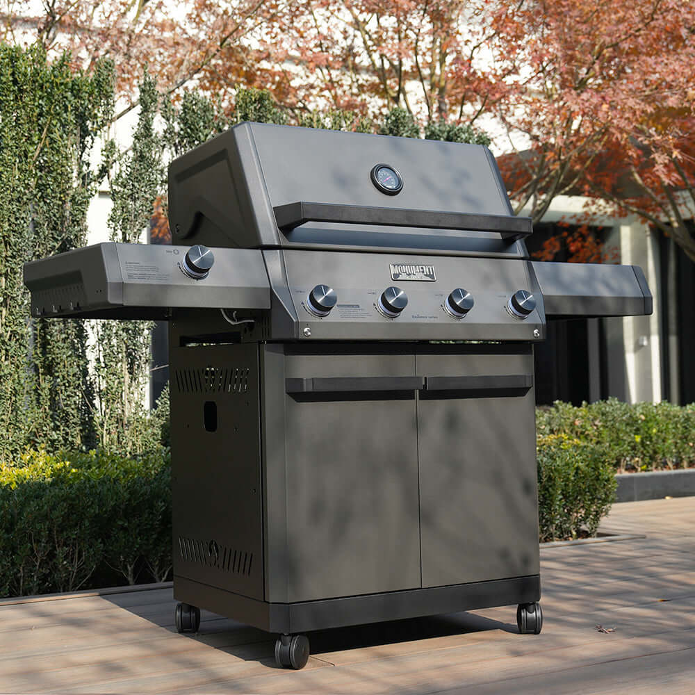 Monument Grills Eminence 425 – Fortified Propane Gas Grill | Pearl Matte Black