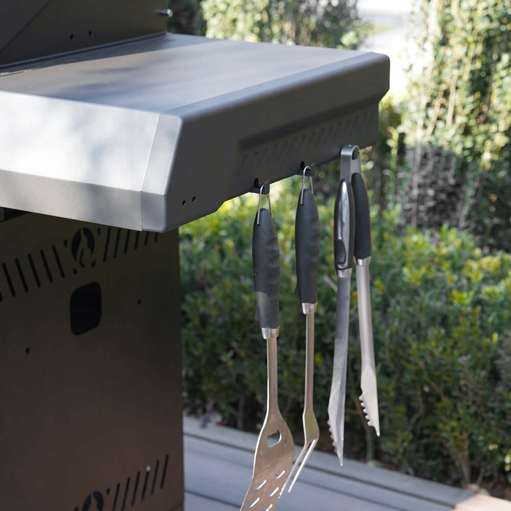 Monument Grills Eminence 425 – Fortified Propane Gas Grill | Pearl Matte Black