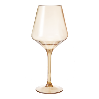 Saint Tropez Acrylic Stemmed Wine Glassware, Set of 2