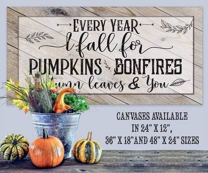 Every Year I Fall For - Canvas