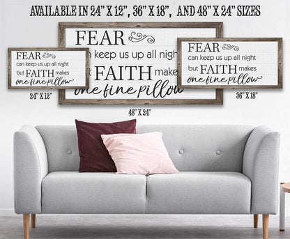 Fear Can Keep Us Up - Canvas