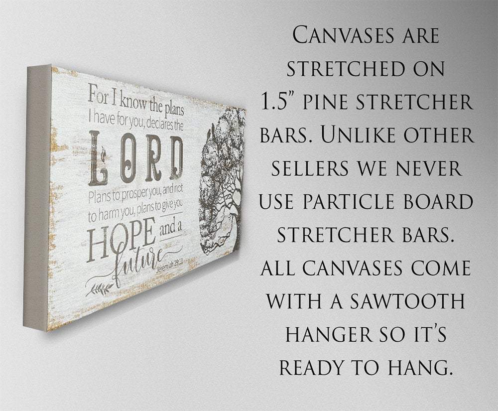 For I Know The Plans - Canvas