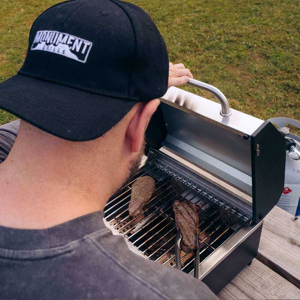 Monument Grills G22 – Stainless Tabletop Propane Gas Grill